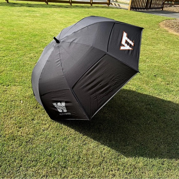 NEW Weatherman Golf Windproof Umbrella 68” -  Virginia Tech University Hokies VT - Picture 1 of 16
